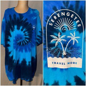 Serengetee Tie Dye T- Shirt - Palm Trees - Men or Women